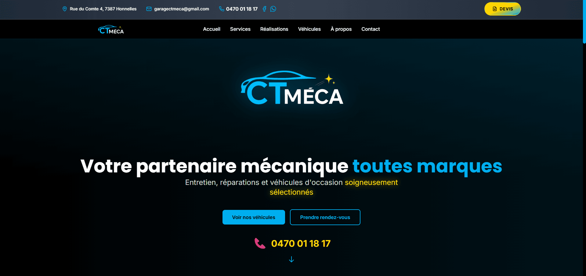 CTMeca : un garage parti de zéro qui s'est fait un nom sur Google